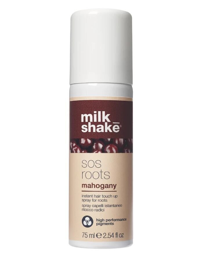 Sprayväri hiusten juurille Milk Shake SOS Roots Mahogany, 75 ml hinta ja tiedot | Hiusvärit | hobbyhall.fi