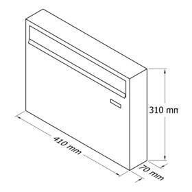 Postilaatikko PD 920 Vihreä hinta ja tiedot | Postilaatikot ja talonumerot | hobbyhall.fi