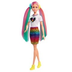 Barbie nukke sateenkaarenvärisillä hiuksilla hinta ja tiedot | Tyttöjen lelut | hobbyhall.fi
