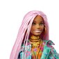 Barbie® Extra Doll - vaaleanpunaiset punokset GXF09. hinta ja tiedot | Tyttöjen lelut | hobbyhall.fi