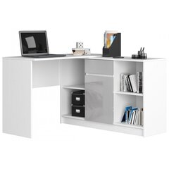 Työpöytä NORE B17, valkoinen/vaaleanharmaa hinta ja tiedot | Tietokonepöydät ja työpöydät | hobbyhall.fi