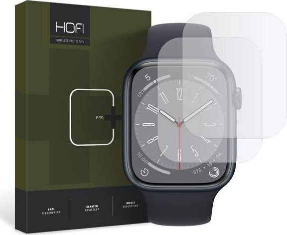 Hofi Hydroflex Pro+ Apple Watch 4 / 5 / 6 / 7 / 8 / SE (44 / 45 mm) hinta ja tiedot | Älykellojen ja aktiivisuusrannekkeiden lisätarvikkeet | hobbyhall.fi