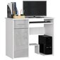 NORE Jay työpöytä, valkoinen/harmaa hinta ja tiedot | Tietokonepöydät ja työpöydät | hobbyhall.fi