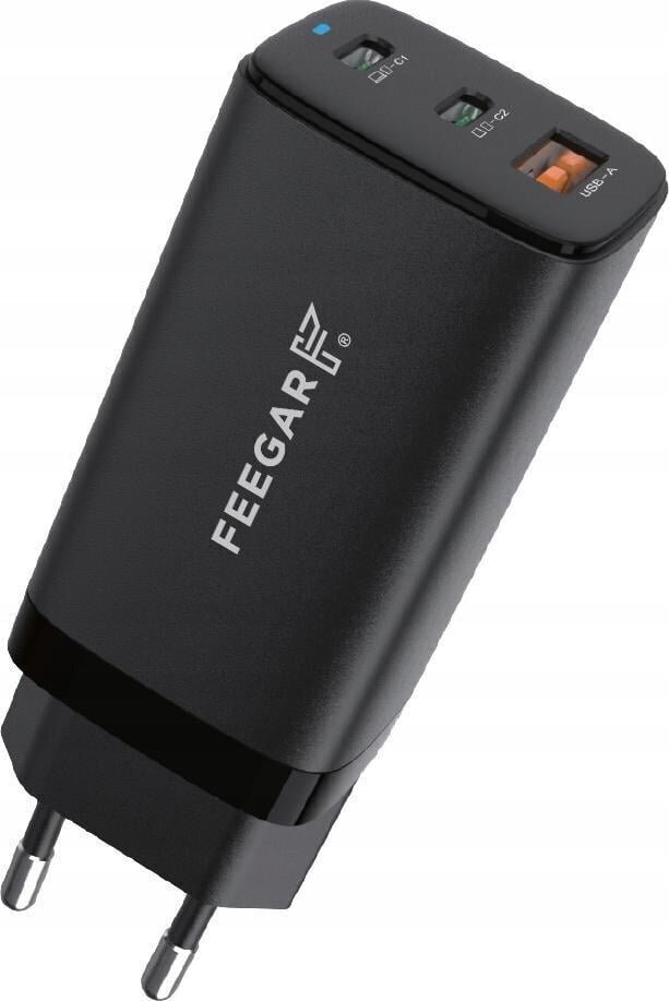 Puhelimen laturi Feegar Gall GaN 65 W USB C -laturi USB C -virtalähde 3-porttinen laturi PD-virtalähdelaturi PPS GaN Techin kanssa hinta ja tiedot | Puhelimen laturit | hobbyhall.fi