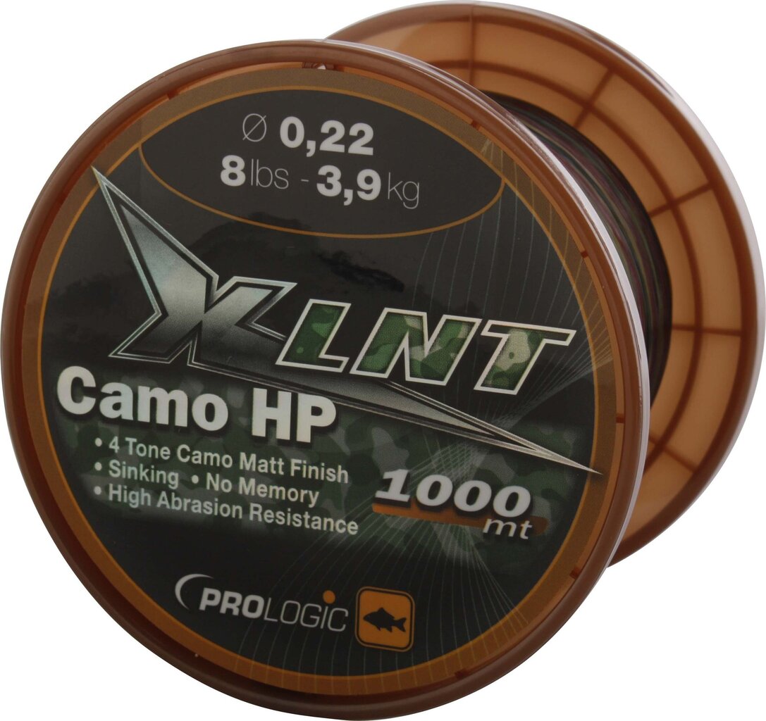Prologic XLNT HP siimaa karpin kalastamiseen Camo, 0,33 mm, 1000 metriä hinta ja tiedot | Siimat | hobbyhall.fi