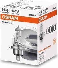 Auton polttimo Osram Classic H4, 1 kpl hinta ja tiedot | Polttimot | hobbyhall.fi