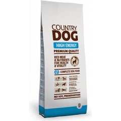 Kuivaruoka koirille Country Dog High Energy, 15 kg hinta ja tiedot | Country dog Lemmikit | hobbyhall.fi