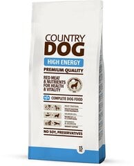 Kuivaruoka koirille Country Dog High Energy, 15 kg hinta ja tiedot | Country dog Lemmikit | hobbyhall.fi