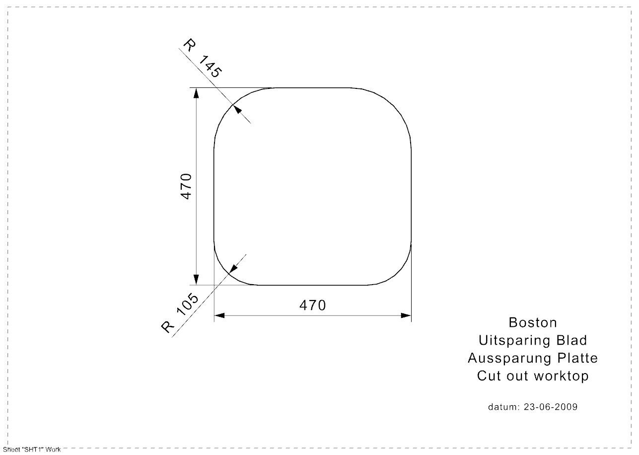 Reginox Boston (R)Ruostumattomasta teräksestä valmistettu tiskiallas , 48,5 cm x 48,5 cm hinta ja tiedot | Keittiöaltaat | hobbyhall.fi