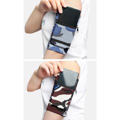 Hurtel Fabric Armband -käsivarsiteline puhelimelle, käteen kiinnitettävä, sininen hinta ja tiedot | Puhelimen kuoret ja kotelot | hobbyhall.fi
