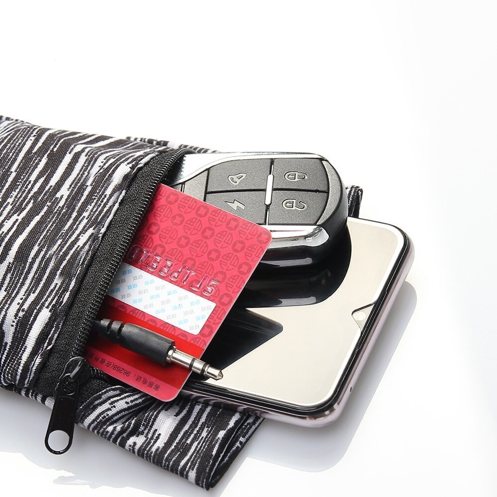 Hurtel Fabric Armband -käsivarsiteline puhelimelle, käteen kiinnitettävä, sininen hinta ja tiedot | Puhelimen kuoret ja kotelot | hobbyhall.fi