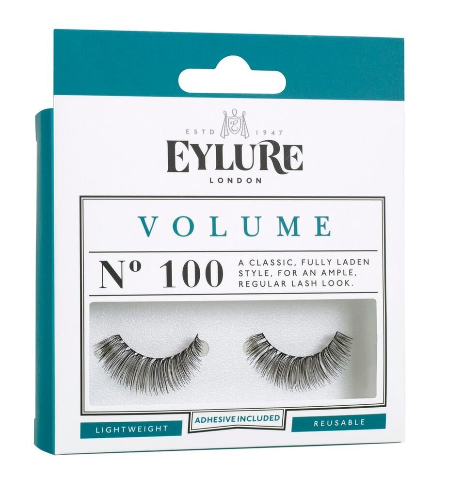 eylure volume no. 100 ripset hinta ja tiedot | Irtoripset ja ripsentaivuttimet | hobbyhall.fi