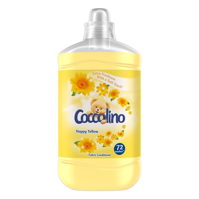 Coccolino Happy Yellow huuhteluaine, 1800 ml hinta ja tiedot | Pyykinpesuaineet | hobbyhall.fi
