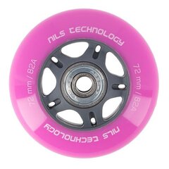 Nils Extreme, rullaluistimien renkaat, PU 72x24 82A + ABEC-7 hinta ja tiedot | Rullaluistimet | hobbyhall.fi