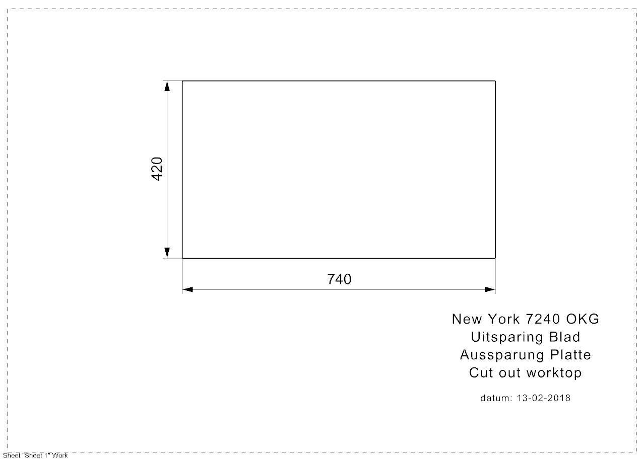 Reginox New York (L), 72 cm x 40 cm Ruostumattomasta teräksestä valmistettu tiskiallas hinta ja tiedot | Keittiöaltaat | hobbyhall.fi