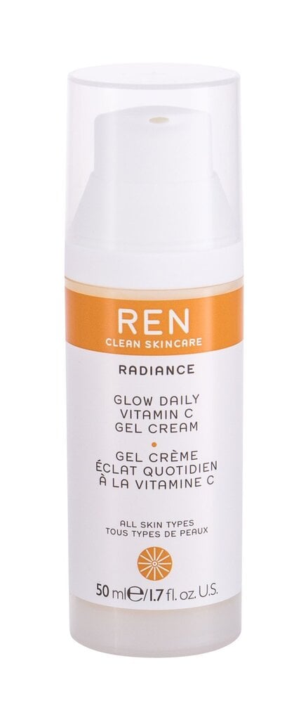 Kirkastava, kosteuttava kasvovoide Ren Clean Skincare Glow Daily Vitamin C 50 ml hinta ja tiedot | Kasvovoiteet | hobbyhall.fi