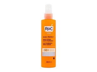 RoC Soleil-Protect High Tolerance Spray Lotion SPF50 + - Vedenkestävä aurinkosuojasuihke 200 ml hinta ja tiedot | Aurinkovoiteet | hobbyhall.fi