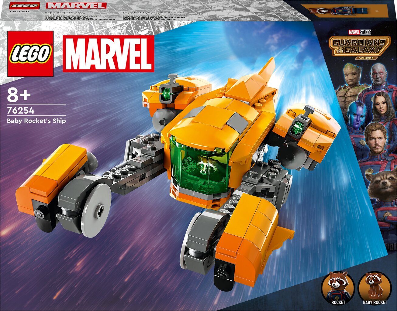 76254 LEGO® Marvel Baby Rocketin alus hinta ja tiedot | LEGOT ja rakennuslelut | hobbyhall.fi