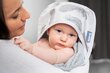 Vauvan kylpypyyhe hupulla Sensillo, valkoinen hinta ja tiedot | Kylpyvälineet | hobbyhall.fi