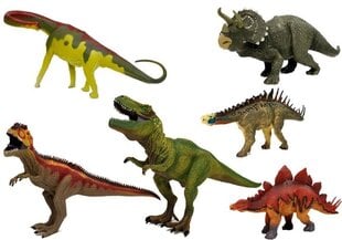 Stegosaurus ja muita dinosauruksia figuurisarja, 6 kpl hinta ja tiedot | Poikien lelut | hobbyhall.fi