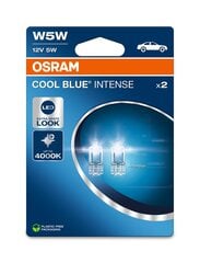 Polttimo Osram W5W 12V 5W hinta ja tiedot | Polttimot | hobbyhall.fi