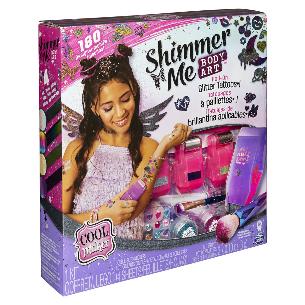 COOL! Shimmer Me -tatuointisetti hinta ja tiedot | Tyttöjen lelut | hobbyhall.fi