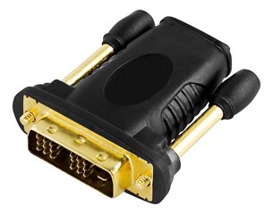 Deltaco-sovitin, HDMI-DVI-D, Full HD 60Hz hinta ja tiedot | Deltaco Tietokoneiden lisävarusteet | hobbyhall.fi