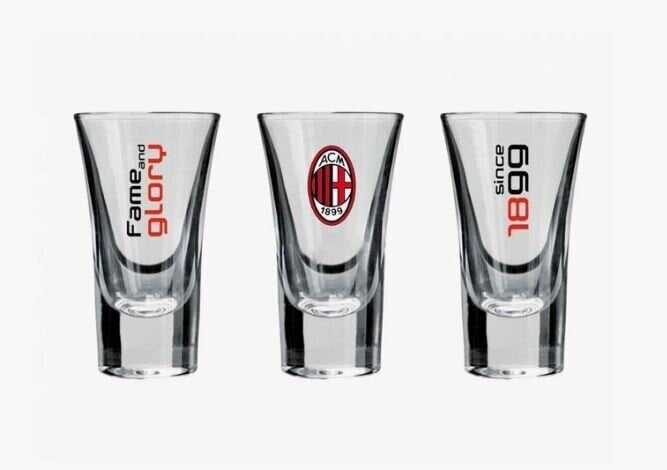 Viinikorkkiruuvit AC Milan Fame and Glory, 50 ml, 3 kappaletta hinta ja tiedot | Lasit, mukit ja kannut | hobbyhall.fi