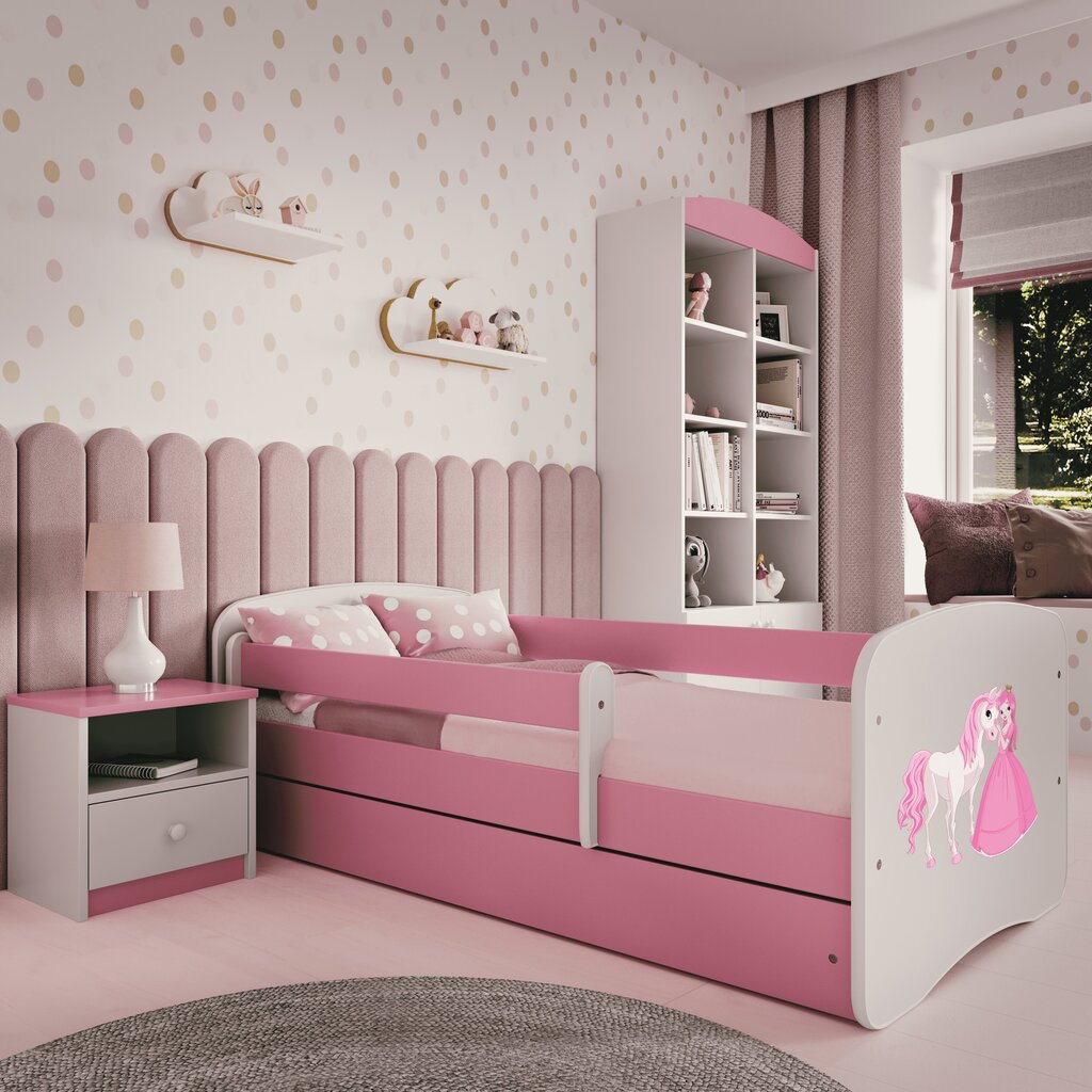 Lasten sänky patjalla Kocot Kids Babydreams, 70x140 cm, roosa hinta ja tiedot | Lastensängyt | hobbyhall.fi