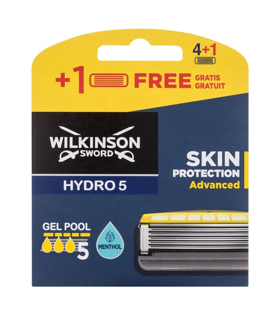 Parranajopäät Wilkinson Sword Skin Protection Advanced, 5 kpl hinta ja tiedot | Parranajo ja karvanpoisto | hobbyhall.fi