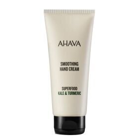 Ahava Smoothing Hand Cream Kale & Turmeric, 100 ml hinta ja tiedot | Vartalovoiteet ja -emulsiot | hobbyhall.fi