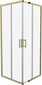Suihkukaappi Mexen Rio, 70x70, 80x80, 90x90cm, kulta/läpinäkyvä hinta ja tiedot | Suihkukaapit ja suihkunurkat | hobbyhall.fi