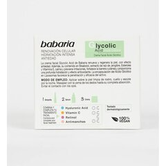 Kiiltoa palauttava voide Babaria-glykolihapolla (50 ml) hinta ja tiedot | Kasvovoiteet | hobbyhall.fi