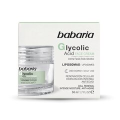 Kiiltoa palauttava voide Babaria-glykolihapolla (50 ml) hinta ja tiedot | Babaria Kasvojenhoitotuotteet | hobbyhall.fi