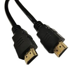 Kaapeli HDMI - HDMI, 5m, 1.4v, kullatut liittimet hinta ja tiedot | Kaapelit ja adapterit | hobbyhall.fi