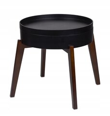 Sohvapöytä Gusta Modern Round 3in1, 45x40 cm, musta hinta ja tiedot | Sohvapöydät | hobbyhall.fi