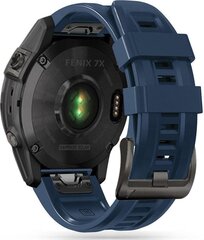 Tech Protect Iconband Garmin Fenix 3 / 5X / 3HR / 5X PLUS / 6X / 6X PRO / 7X (26mm), sininen hinta ja tiedot | Älykellojen ja aktiivisuusrannekkeiden lisätarvikkeet | hobbyhall.fi