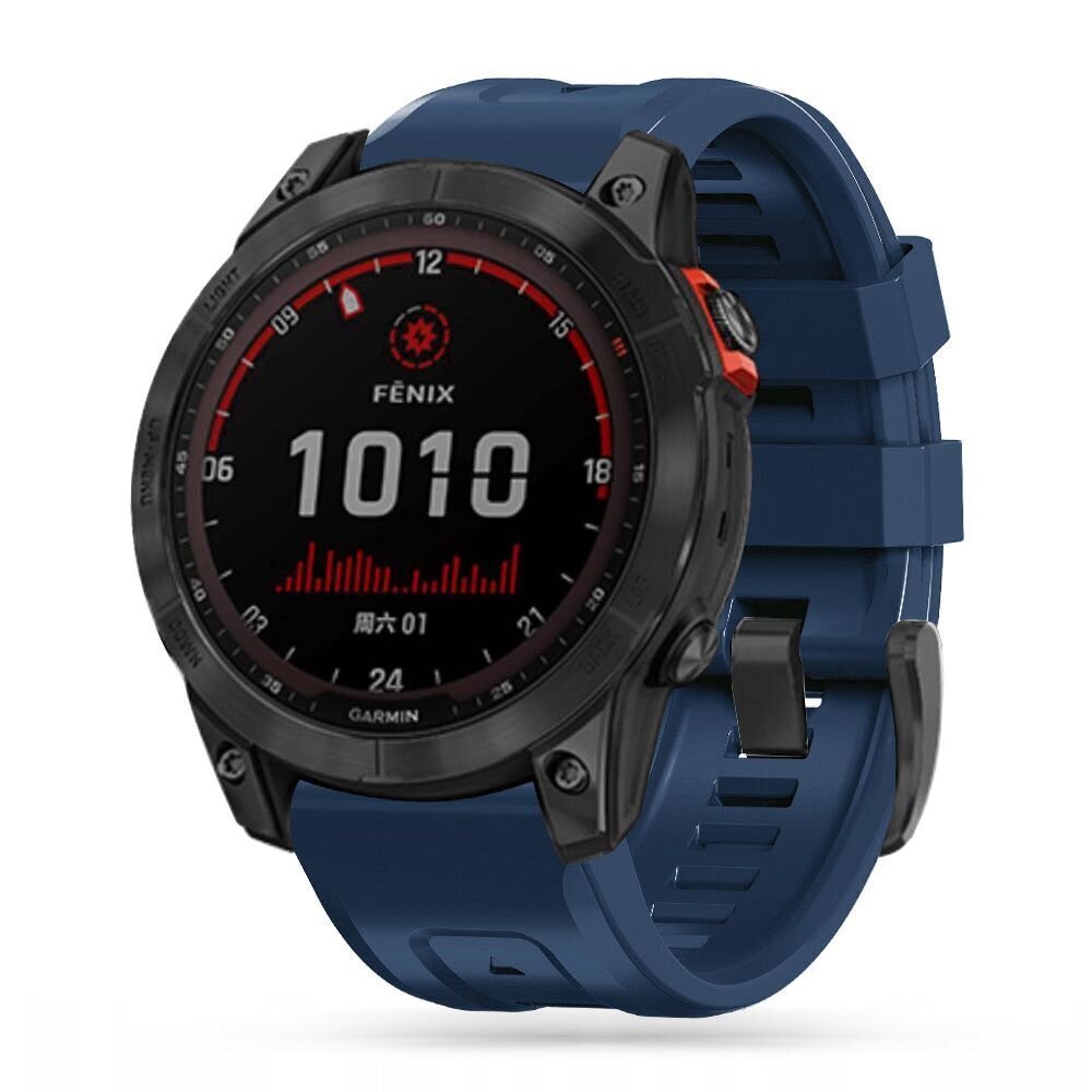 Tech Protect Iconband Garmin Fenix 3 / 5X / 3HR / 5X PLUS / 6X / 6X PRO / 7X (26mm), sininen hinta ja tiedot | Älykellojen ja aktiivisuusrannekkeiden lisätarvikkeet | hobbyhall.fi