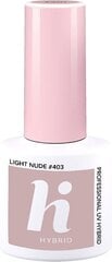 Hybrid-kynsilakka Hi Hybrid Light Nude, 5ml hinta ja tiedot | Kynsilakat ja kynsienhoitotuotteet | hobbyhall.fi