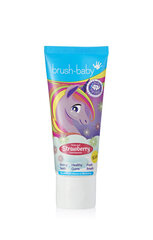 Lasten hammastahna Brush-Baby Unicorn Strawberry, 50 ml hinta ja tiedot | Suuhygienia | hobbyhall.fi