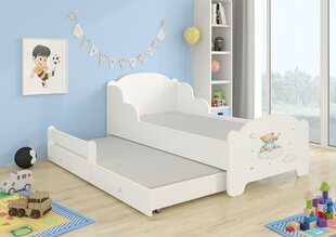 Lasten sänky Amadis II Teddy Bear and Cloud 160x80cm patjalla hinta ja tiedot | Lastensängyt | hobbyhall.fi