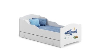 Lasten sänky Amadis Sea Animals 160x80cm patjalla ja laatikolla hinta ja tiedot | Lastensängyt | hobbyhall.fi