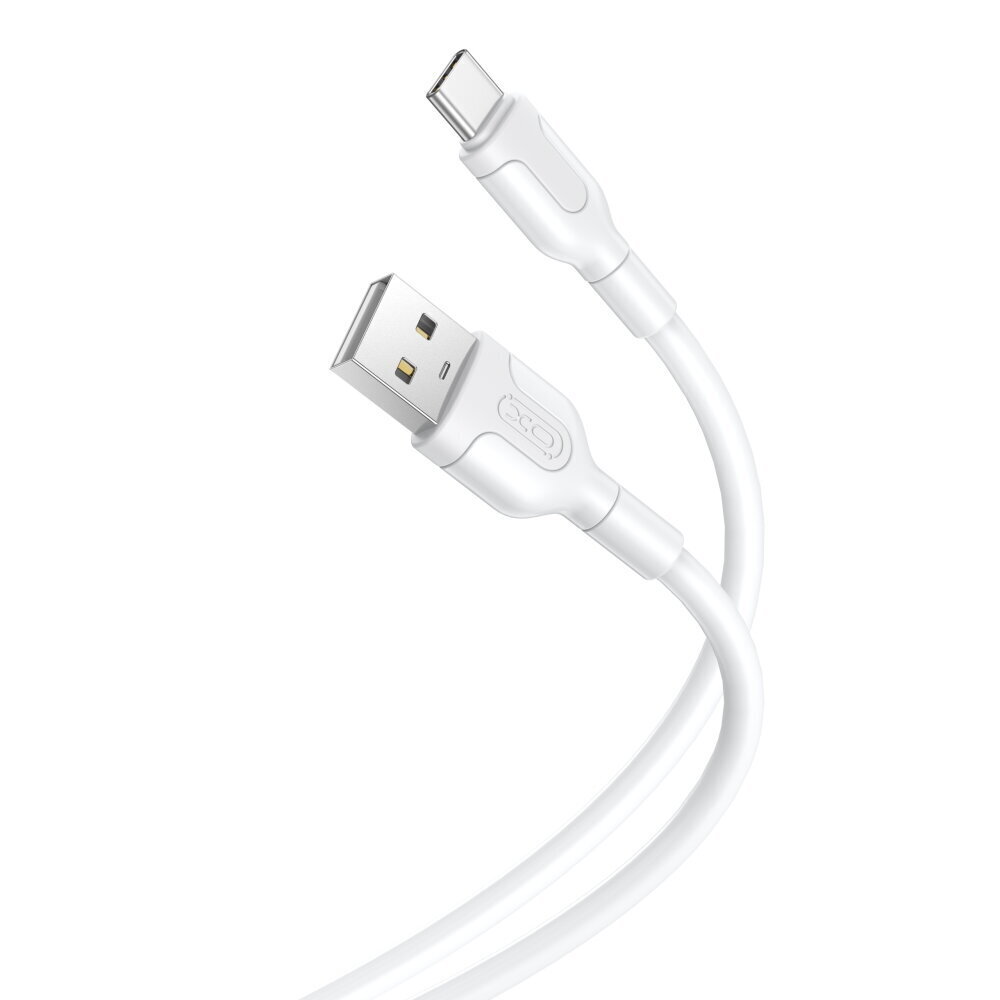 XO-kaapeli NB212 USB - USB-C 1,0 m, 2,1 A, valkoinen hinta ja tiedot | Kaapelit ja adapterit | hobbyhall.fi