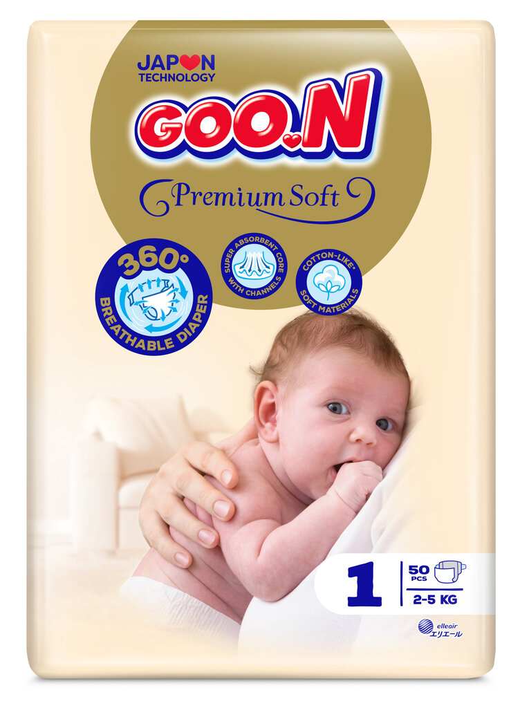 Vaipat Goon, 1 (2-5 kg), 50 kpl hinta ja tiedot | Vaipat | hobbyhall.fi