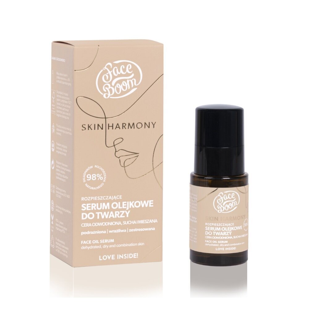 Kasvoseerumi kuivalle iholle Bielenda FaceBoom Skin Harmony, 15 ml hinta ja tiedot | Kasvoöljyt ja seerumit | hobbyhall.fi