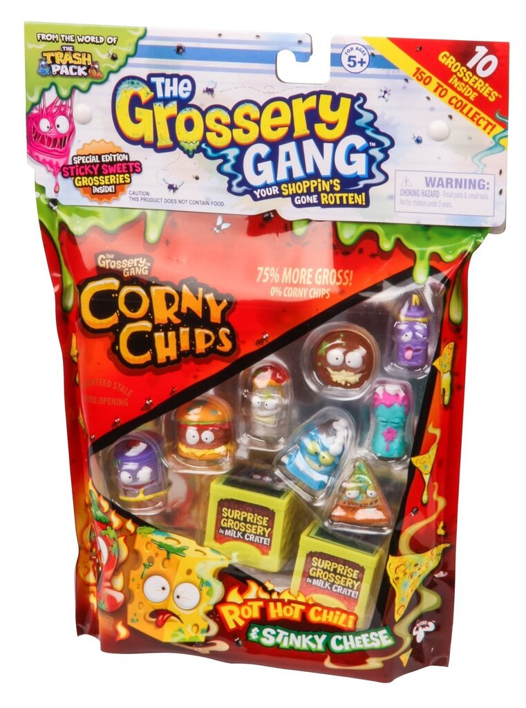 GROSSERY GANG lelu hahmo setti Large Pack, 10 pcs hinta ja tiedot | Poikien lelut | hobbyhall.fi