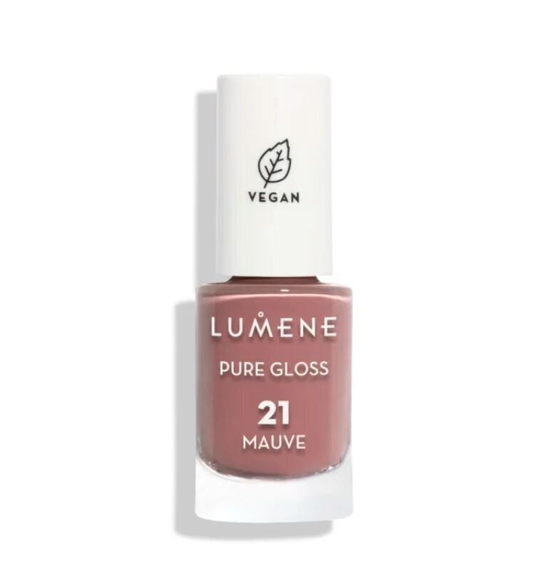 Kynsilakka Lumene Pure Gloss 21 Mauve, 5 ml hinta ja tiedot | Kynsilakat ja kynsienhoitotuotteet | hobbyhall.fi