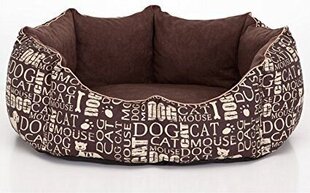 Hobbydog New York, L-kokoinen, Brown Paws, 50 cm x 40 cm hinta ja tiedot | Pedit ja pesät | hobbyhall.fi
