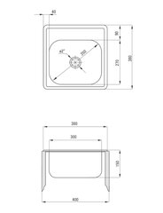 Deante Techno ZMU 3100, Keittiön pesuallas hinta ja tiedot | Keittiöaltaat | hobbyhall.fi