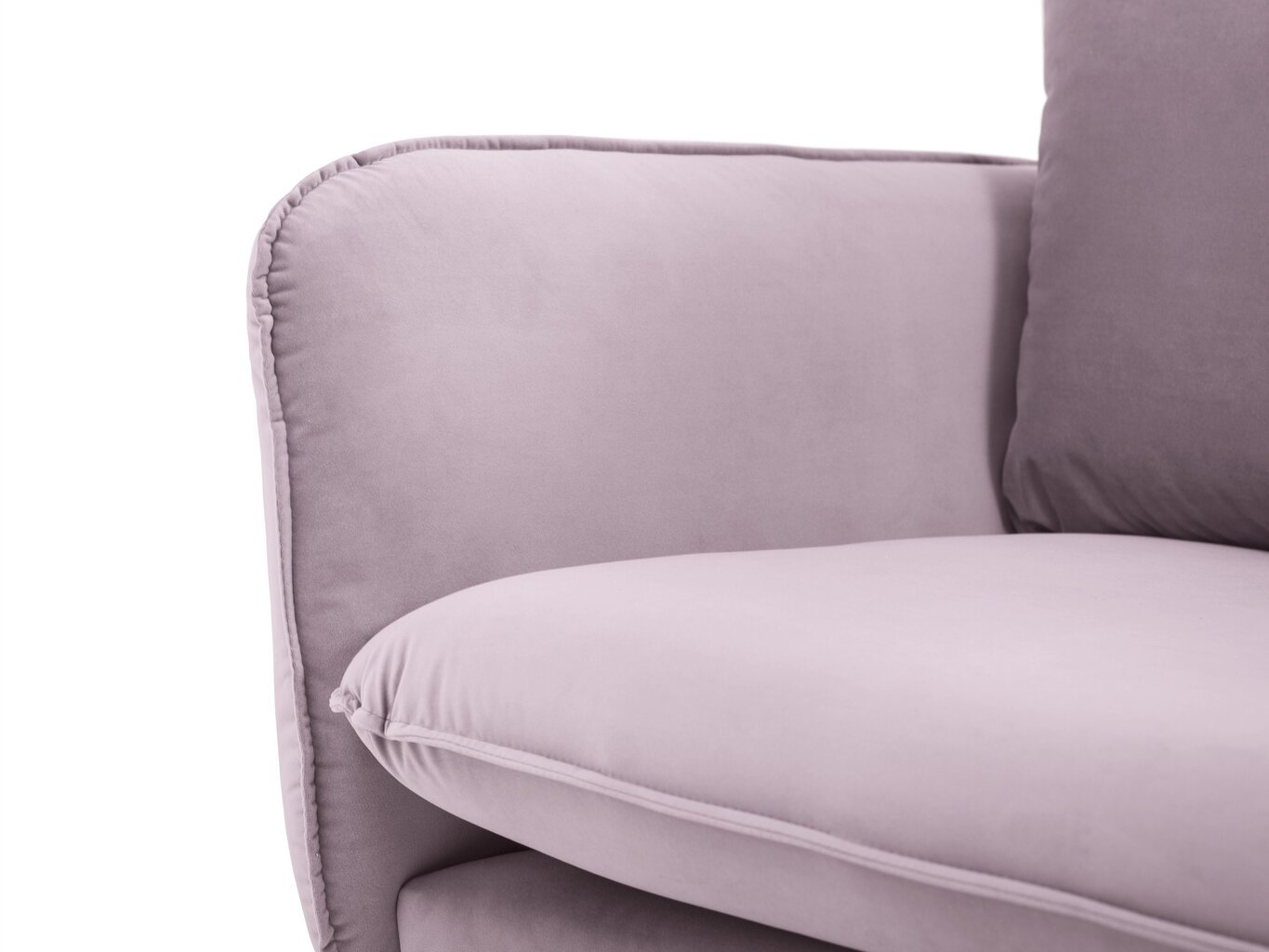 Cosmopolitan Design Siena, vaaleanpunaisen värinen kahden istuttava sohva hinta ja tiedot | Sohvat ja vuodesohvat | hobbyhall.fi
